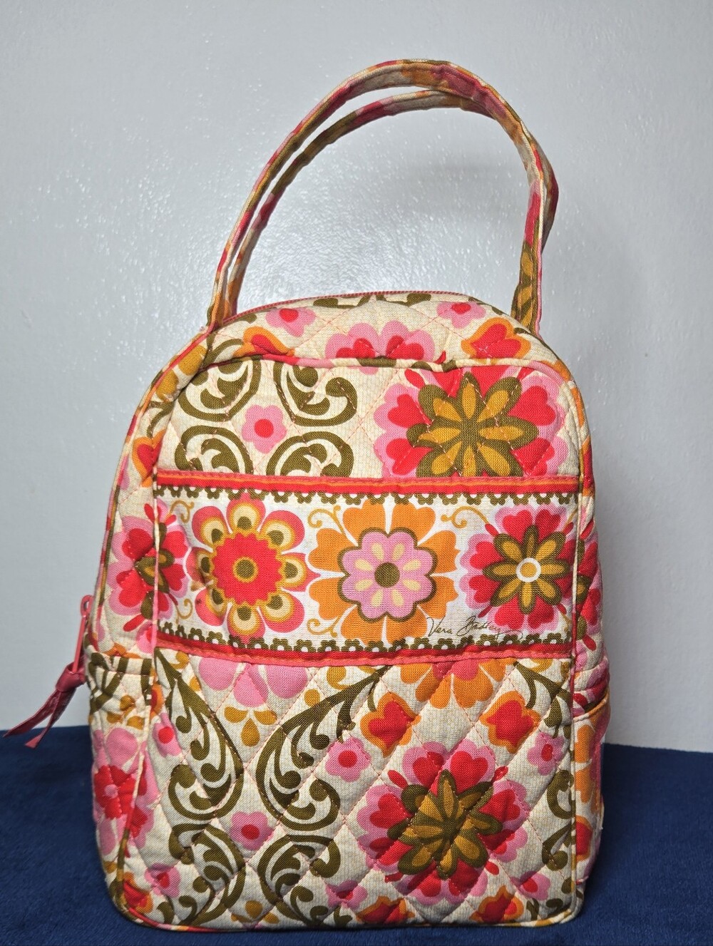 Vera Bradley Lunch Bunch Bag In Folkloric Retired Pattern